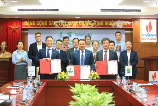 PVChem, BoReTech và NSEC Ký kết thoả thuận hợp tác Cung cấp công nghệ và bao tiêu Sản Phẩm rPET Food-Grade - Tăng Tốc Chuỗi Giá Trị Tái Chế Xanh 